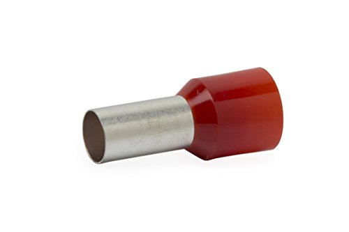 VDE Aderendhülsen 35.0N isoliert 35mm² x 16mm rot, Stoßverbinder, Kupfer, Rot, 50 Stück VDE Aderendhülsen 35.0N isoliert 35mm² x 16mm rot, Stoßverbinder, Kupfer, Rot, 50 Stück von Homry