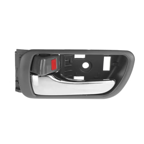 VDFNGFD Auto-Innentürgriff vorne oder hinten, kompatibel mit Toyota Camry CV36 2002 2003 2004 2005 2006, hellgrau und verchromtes Zubehör (links) von VDFNGFD