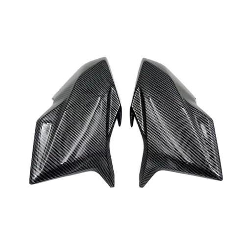 VDFNGFD Kompatibel mit Kawasaki Z 650 2020-2023 Z-650 Kühlerseiten Panels Schutzabdeckung Z650 ABS Front Side Verkleidung for Motorrad(B-Carbon Fiber Look) von VDFNGFD