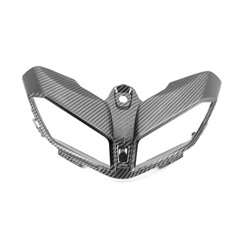 VDFNGFD Kompatibel mit MT09 FZ09 Scheinwerferabdeckung Schutzrahmen Werkzeug Verkleidung Top Kompatibel mit Yamaha MT-09 FZ-09 2017-2020 MT/FZ 09 Motorrad(B4-Carbon Fiber Look) von VDFNGFD
