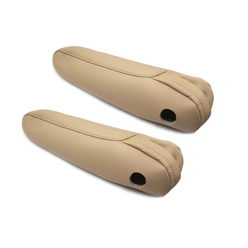 VDFNGFD Kompatibel mit Odyssey 2004 2005 2006 2007 2008 2009 2010 2011 2012 Armlehnen-Abdeckung für den Innenraum aus Mikrofaser-Leder (2 Stück, Beige) von VDFNGFD