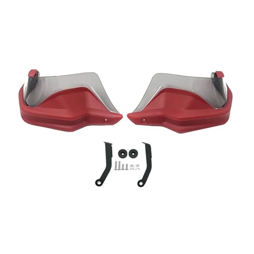 VDFNGFD Kompatibel mit YAMAHA TENERE 700 Handschutz XTZ700/ RALLY T7 Tenere700 XTZ 2019-2023 Motorrad Handschutz Lenkschutzschild(Red Grey Set) von VDFNGFD