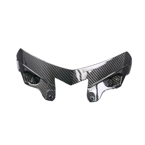 VDFNGFD Windabweiser aus Reiner Kohlefaser Windschutz, Windschutzscheibe, Frontverkleidung Sets, Zubehör, kompatibel mit Yamaha MT10 MT-10 FZ-10 2017-2019 2020 2021(Twill Weave Glossy) von VDFNGFD