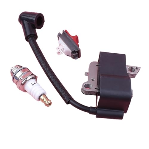 VDFNGFD Zündspule Stop On Off Schalter Zündkerze Kit Kompatibel Mit Husqvarna 235R 232R 225R 232L 240RJ 227R 235FR Trimmer Zubehör VDFNGFD Zündspule Stop On Off Schalter Zündkerze Kit Kompatibel Mit Husqvarna 235R 232R 225R 232L 240RJ 227R 235FR Trimmer Zubehör von VDFNGFD
