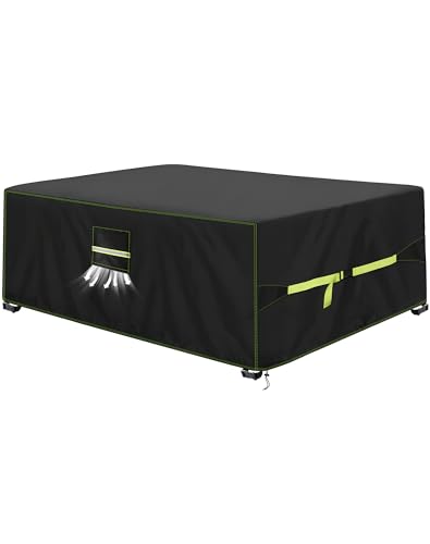 VDISRR Abdeckhaube Gartenmöbel, 420D Oxford Abdeckhauben Für Tische 213x132x74cm, Gartentische Schutzhülle mit Belüftungsöffnungen Wasserdicht, UV-beständig, Staubfest, Winterfest für Terrassenmöbel VDISRR Abdeckhaube Gartenmöbel, 420D Oxford Abdeckhauben Für Tische 213x132x74cm, Gartentische Schutzhülle mit Belüftungsöffnungen Wasserdicht, UV-beständig, Staubfest, Winterfest für Terrassenmöbel von VDISRR