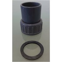 Sonderangebot pvc u Kunststoff Verschraubung flachdichtend mit Klebemuffe 40mm x 1 1/2'Überwurfmutte von VDL