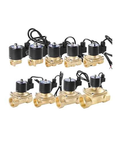 VDOQTLJT 1 Stück Unterwasser-Brunnen-Magnetventil, Messing, normalerweise geschlossen, wasserdicht, DN10-50, elektrische Steuerung, Wasserventil, AC/DC 12 V, 24 V, 220 V(120vac-closed) von VDOQTLJT