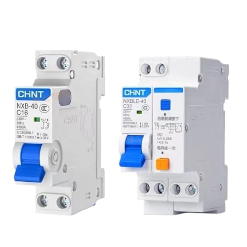 VDOQTLJT 1 stücke NXB-40 NXBLE-40 1P + N DPN DPNL 10A 16A 20A 25A 32A Fehlerstromschutzschalter Ersetzen DZ267 DZ267LE FI-SCHUTZSCHALTER RCBO MCCB 25A(40a,NXBLE-40 1P N(RCBO)) von VDOQTLJT