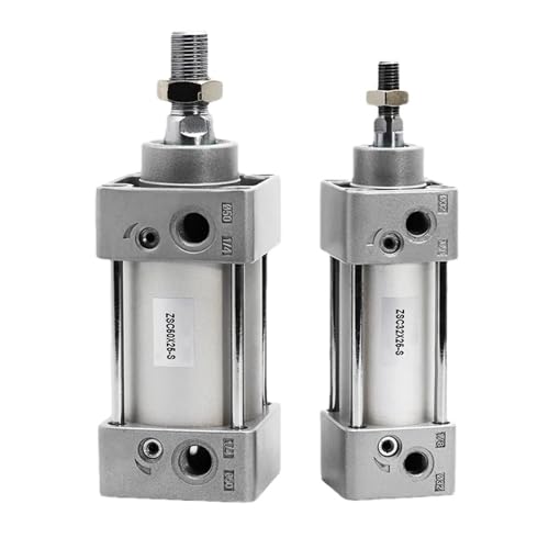 VDOQTLJT 1 stücke Pneumatische Zylinder 32mm Bohrung 25mm bis 200mm Hub SC32/40/50/63/80/100/125 Doppel Wirkenden Standard Luft Zylinder Doppel(Stroke 125mm Magnet,Bore 32mm) von VDOQTLJT