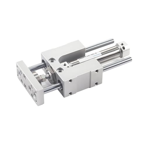 VDOQTLJT 1 stücke Pneumatische Zylinder TMIC Serie DREI-Achse DREI-Stange Guide Halterung mit Luft Puffer Zylinder TMICM12/16/20/25X25X50X75S(TMICL20,Stroke 100mm) von VDOQTLJT