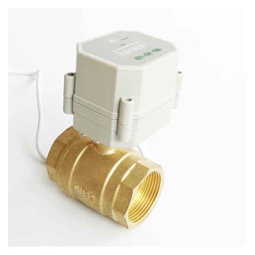 VDOQTLJT Lüfter-Timer-EIN/Aus-Ventile, Messing, 2-Wege, 1-1/4 Zoll, DN32, Bohrung 29 mm, B1SP/NPT-Gewinde, AC110V-230V(Npt Dn32) von VDOQTLJT