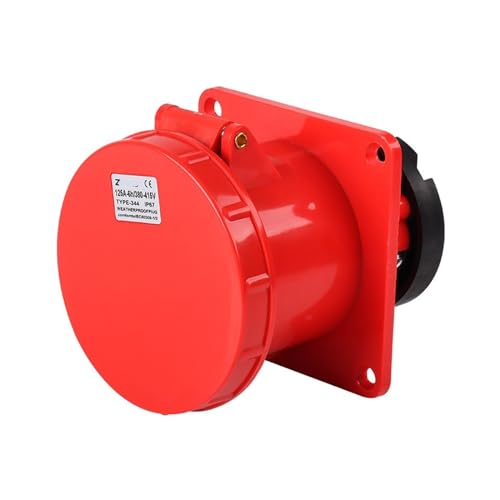 VDOQTLJT ZQ-344 Luftfahrt-Steckdose 4 Löcher 125A4X125A Wasserdicht IP67 Verdeckte Direktstecker Industrie-Steckdose von VDOQTLJT