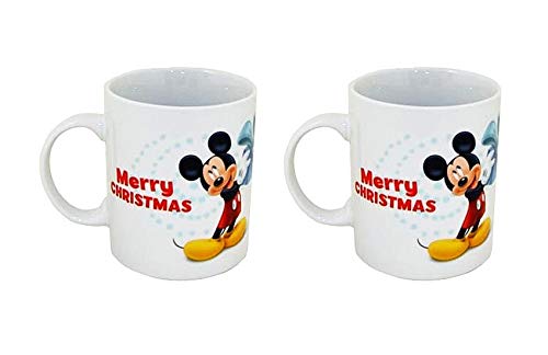 VDP 2X Disney Mickey Mouse Becher Weihnachten Kaffebecher Porzellan von VDP