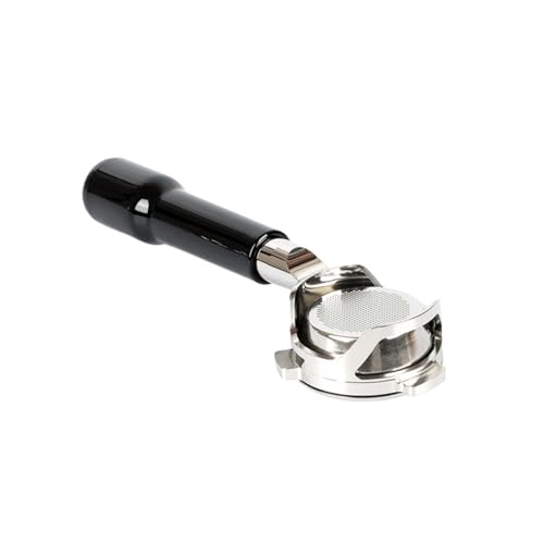 54 mm Bodenloser Kaffee-Siebträger, kompatibel mit Breville, 870/875/878/880, nackter Griff mit Korb for 1170/1019 Barista-Werkzeug(ABS black) von VDSRPSDLQ