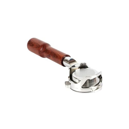 54 mm Bodenloser Kaffee-Siebträger, kompatibel mit Breville, 870/875/878/880, nackter Griff mit Korb for 1170/1019 Barista-Werkzeug(C1 red wood) von VDSRPSDLQ