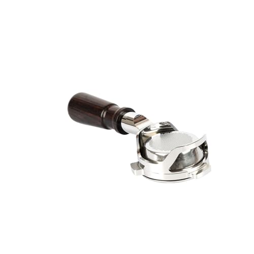 54 mm Bodenloser Kaffee-Siebträger, kompatibel mit Breville, 870/875/878/880, nackter Griff mit Korb for 1170/1019 Barista-Werkzeug(S black wood) von VDSRPSDLQ