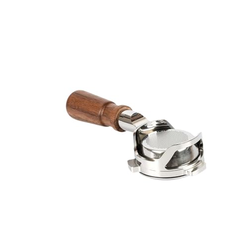 54 mm Bodenloser Kaffee-Siebträger, kompatibel mit Breville, 870/875/878/880, nackter Griff mit Korb for 1170/1019 Barista-Werkzeug(S walnut wood) von VDSRPSDLQ