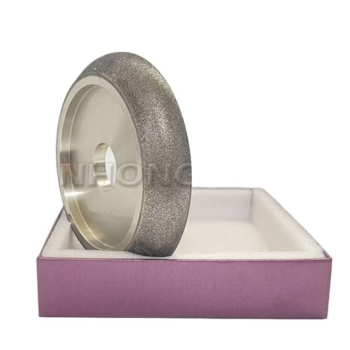 CBN-Bandsägeblatt, scharfe Diamant-Schleifscheibe, galvanische Schleifscheibe, Schärfen von Holz-Bandsägeblättern(127mm 22.23T B151,ANGLE 10-30_HOLE 31.75MM) von VDSRPSDLQ