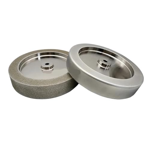 CBN-Schleifscheibe, Körnung 80/160/400/1000, for T4 T7 T-8-Schärfsystem, 200 mm, 250 mm, 12 mm Dorn, 38/50 mm Breite(200mm 1000Grit Round) von VDSRPSDLQ