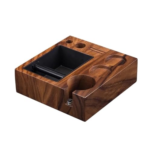 Espresso-Abklopfbehälter, multifunktionale Espresso-Kaffee-Organizer-Box, passend for die Aufbewahrung von Tamper, Verteiler, Siebträger und Puck-Sieb(58 mm) von VDSRPSDLQ