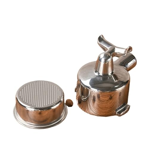 Kompatibel mit Delonghi EC310 Kaffeemaschine 2Ears 51mm Siebträger Bodenloser Filterhalter, Einzel-/Doppelauslauf(Single Spout Head) von VDSRPSDLQ