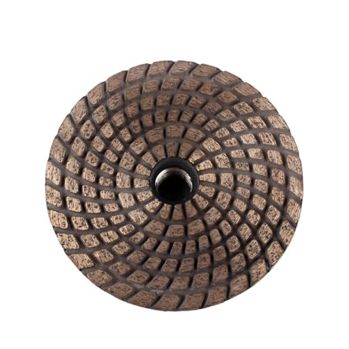 Raizi 4 Zoll/100 mm Metallbindung gesinterte Diamant-Schleifscheibe for Granitbeton mit Adapter Schleifstein-Schleifrad(5 8-11 USA Thread,Grit 50) von VDSRPSDLQ