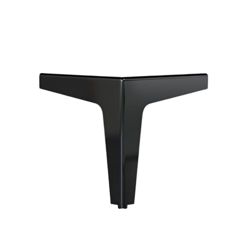 VDSRPSDLQ 4 Stück Dreieckige Möbelbeine Aus Metall, Ersatzfüße for Couchtische, Kommoden, Sofas, Schwarze Unterstützung, Robust, Leicht, Praktischer Einsatz von VDSRPSDLQ