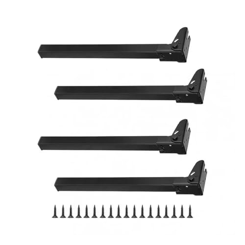 VDSRPSDLQ 4 Stück Klapptischbeine mit Schrauben, Ersatz-Klappstützfüße for Klappstühle, for Reisen, Büro, Café, Wohnzimmer, Küche(450mm) von VDSRPSDLQ