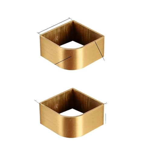 VDSRPSDLQ 4PCS Reinem Messing Möbel Füße Abdeckung Stuhl Sofa Tisch Bein Füße Schutz Rohr Tasse Möbel Bein Aderendhülsen(B2) von VDSRPSDLQ