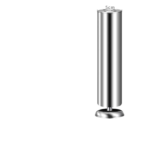 VDSRPSDLQ 4PCS Verstellbare Möbel Schrank Bein Teleskop Tisch Bein Möbel Sofa Nivellierung Fuß Beine Erhöhen Höhe Hardware Tisch Füße(Silver 30cm) von VDSRPSDLQ