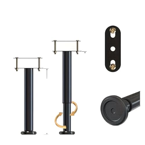 VDSRPSDLQ Einstellbarer Höhenbereich: 4-teiliges Bettrahmen-Stützbein – robuster Stahl mit Gummibasis, geeignet for Queensize- und Kingsize-Betten.(25-42cm-4PCS) von VDSRPSDLQ
