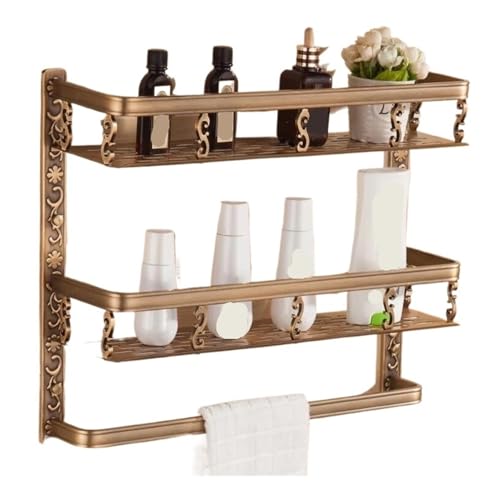 VDSRPSDLQ Regal 50 cm Länge Antikes Aluminium Badezimmer Eckregal Halter Duschraum Korb Badezimmer Zubehör MH8510 VDSRPSDLQ Regal 50 cm Länge Antikes Aluminium Badezimmer Eckregal Halter Duschraum Korb Badezimmer Zubehör MH8510 von VDSRPSDLQ