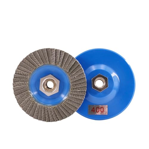 Z-LEAP 1 stück 4,5 Zoll Professionelle Fächerscheiben Schleifscheiben Schleifscheibe Klinge for Winkelschleifer 60/120/200/400 Grit(60) von VDSRPSDLQ