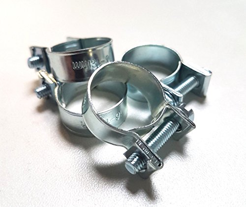 10x Schlauchschellen Mini Schellen Spannbacken W1 verzinkt (13-15) von VE-INDUSTRIES