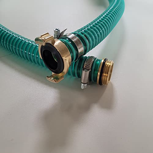 1m Pumpenanschlussschlauchgarnitur 25mm mit 1 Zoll AG Anschluss und Schnellkupplung Schlauchverlängerung von VE-INDUSTRIES