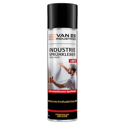 1x VE-INDUSTRIES Sprühkleber 500ml extra Stark Kontaktkleber Alleskleber Bastelkleber von VE-INDUSTRIES