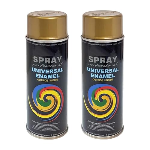 2x Color Gold Lack Spray GLÄNZEND Metall Holz Glas Kunststoff 400 ML Sprühdose Spraydose 2x Color Gold Lack Spray GLÄNZEND Metall Holz Glas Kunststoff 400 ML Sprühdose Spraydose von VE-INDUSTRIES