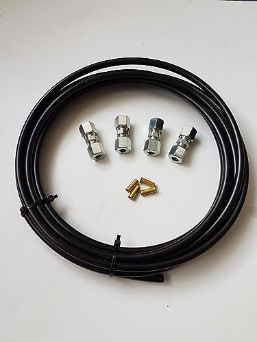 VE-INDUSTRIES 5 Meter Reparaturset 8x10mm | Kunststoffleitung | Schlauchverbinder | Verstärkungshülsen | für Rücklauf- oder Vorlaufleitung von VE-INDUSTRIES