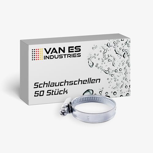 50 Stück Schlauchschellen 8-12mm DIN 3017 Schlauchschelle Schlauchklemme W1 Schlauchverbinder Klemmschellen von VE-INDUSTRIES