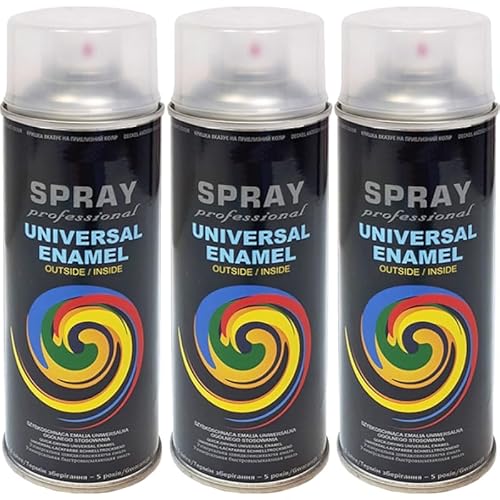 Klarlack Acryllack Glänzend transparent Spray 400ml Lackspray Hochglanz Kratzfest UV Schutz Autolack (3) von VE-INDUSTRIES