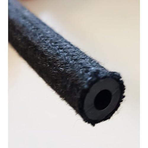 Kraftstoffschlauch Textilgewebe Benzinschlauch Dieselschlauch Gewebe (ID3,2mm x AD 7mm) von VE-INDUSTRIES