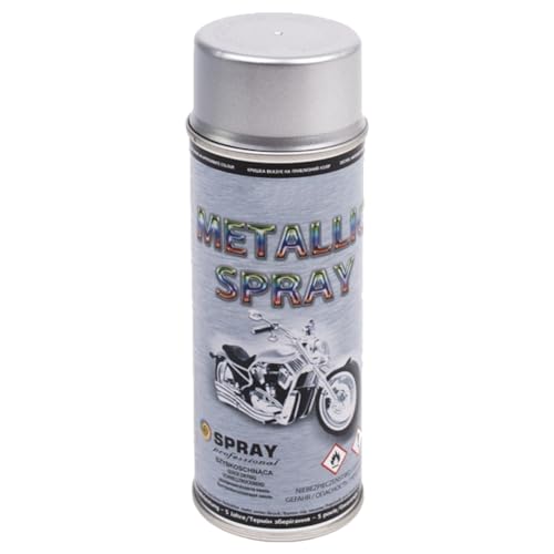 Metallic Effekt Spray | Sprühdose | div. Farben | 400ml | Sprühlack | Dekolack | Farbspray | DIY (Metallic Silber) von VE-INDUSTRIES