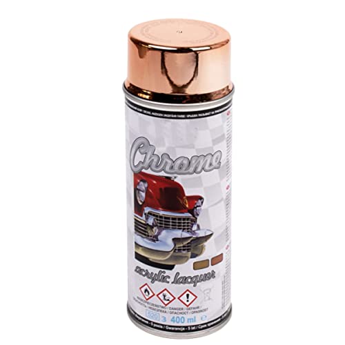 VE-INDUSTRIES Chromlack Spray 400ml div. Farben Chrom Effektspray Dose (Kupfer) von VE-INDUSTRIES