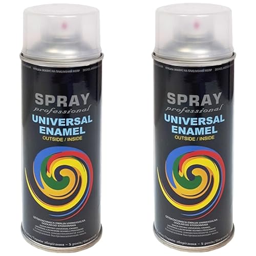 VE-INDUSTRIES Klarlack Acryllack Glänzend transparent Spray 400ml Lackspray Hochglanz Kratzfest UV Schutz Autolack (2) von VE-INDUSTRIES