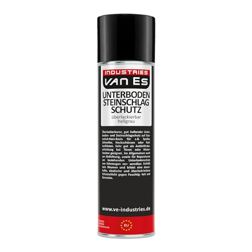 VE-INDUSTRIES Unterbodenschutz Spray 500ml Steinschlagschutz UBS ÜBERLACKIERBAR (grau) von VE-INDUSTRIES