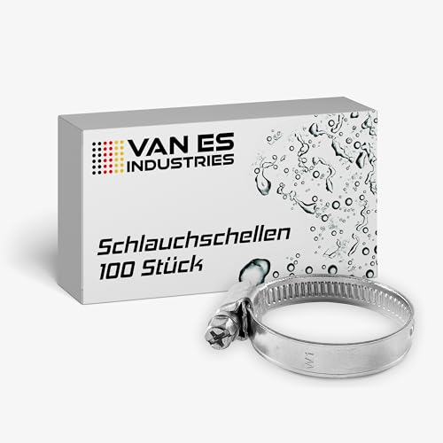 100 x Schlauchschellen Schlauchklemmen W1 (10-16 mm) von VE-Professional