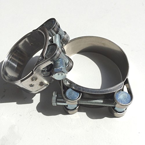 Auspuffschelle Gelenkbolzenschelle GBS Edelstahl W2 Turbolader HD Bandschelle (64-67mm) von VE-INDUSTRIES