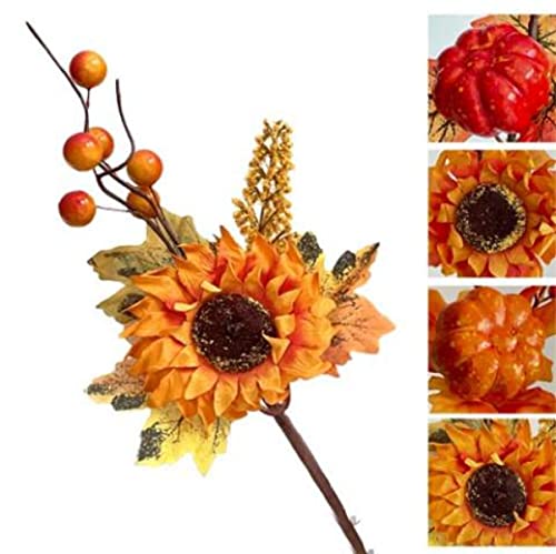 VEA SRL L.Herbst Pick C/Kürbis und Sonnenblume 28 cm 5 von VEA SRL