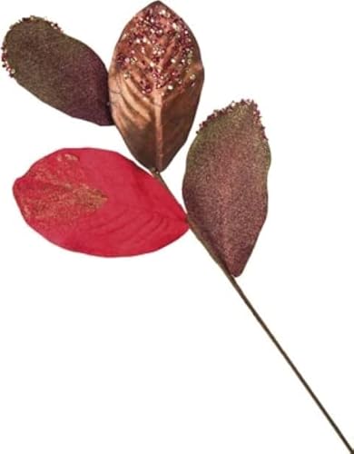 VEA s.r.l. (ILM) Stiel Mittel Blätter Magnolia Ross 58 cm, Mix, Normal von VEA s.r.l. (ILM)