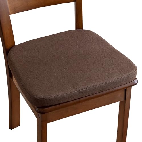 VEAI 4/2/1er Set Sitzkissen Outdoor Indoor Rutschfestes Stuhlkissen mit Bändern Weiche Kissen(6#,1PC_45X42CM) von VEAI